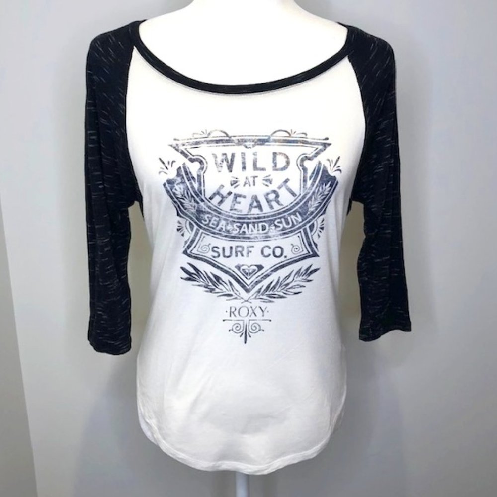 Roxy Raglan T Shirt